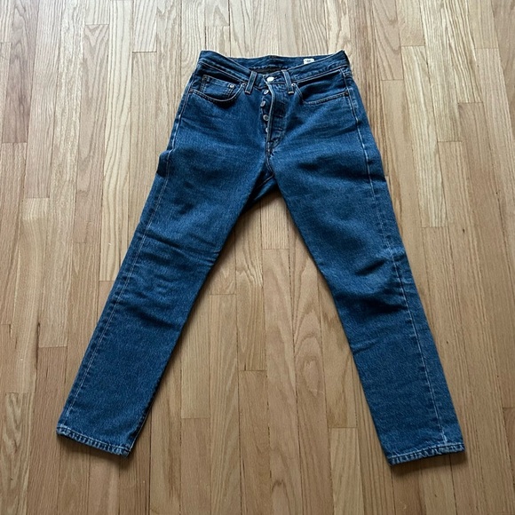 Levi's Denim - Levi's Straight Leg Dark Blue Denim Jeans